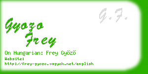gyozo frey business card