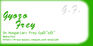 gyozo frey business card